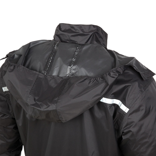 Chubasquero NEGRO Nano Rain Plus Jacket TUCANO URBANO impermeable VESPA MOTO  LAMBRETTA hombre mujer plegable en bolsa portátil