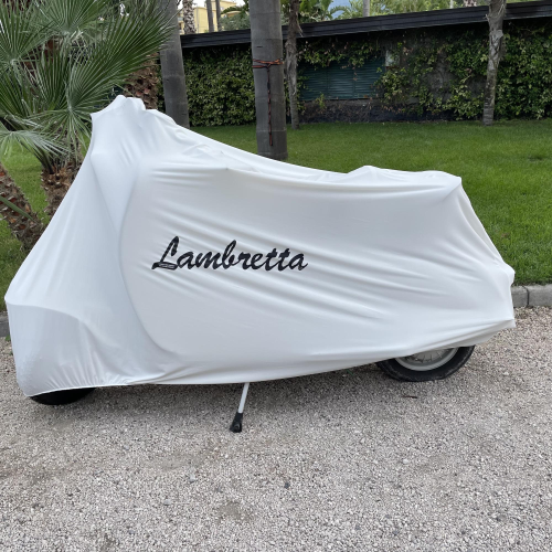 Housse Lambretta Housse scooter LAMBRETTA BLANCHE anti-poussière  anti-rayures à partir de 1946 ABCD DL LI TV SX SPECIAL 50 125 150 180 200