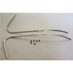 Set of aluminum trims for mudguards and side panels VESPA 125 VNB3T VNB4T VNB5T 150 VBB1T 71001> VBB2T ro 610097M