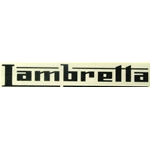 Black LAMBRETTA lettering sticker