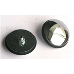 Chromed Hole Closing Stud, 35mm in diameter, for Vespa, Ape, and Lambretta