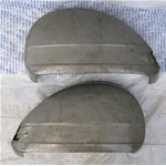 Coppia cofani per VESPA PX 80 125 150 200 ARCOBALENO E freno a disco con lampeggiatori e ganci di apertura sotto sella destro e sinistro