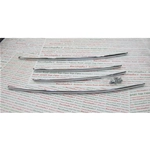Set of aluminum trims for mudguards and hoods for VESPA 125 VNL GT GTR 150 SPRINT SUPER 180 SS VNC1T VNL2T>127357 VBC1T>251419 VLB1T VSC1T with screws for fixing ro 090522 610100M bodies