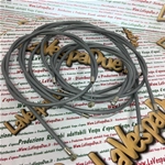 Set of 4 cables with grey sheath for Piaggio 50 CIAO PX mopeds with internal Teflon brake, throttle valve lifter, decompressor