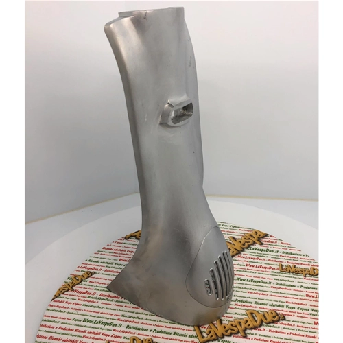 Horn grille nose LAMBRETTA 125 150 LI 2° 175 TV 2° ro 19250086 in aluminum with large grill