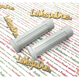 Pair of light grey GRIPS for VESPA PK 50 125 XL RUSH N SPEEDMATIC ro 248317