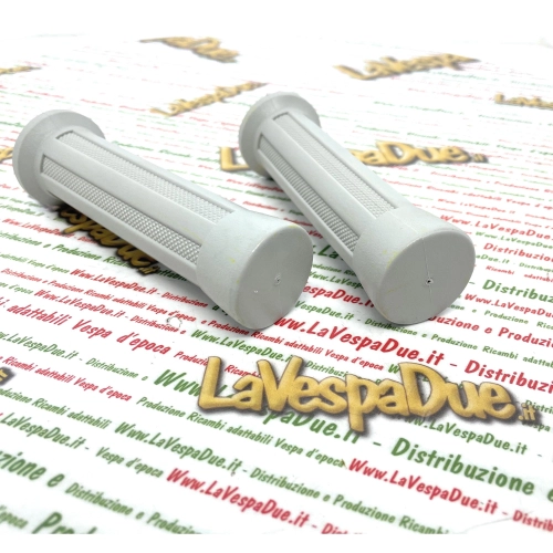 Pair of light grey GRIPS for VESPA PK 50 125 XL RUSH N SPEEDMATIC ro 248317