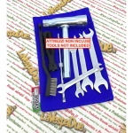 TNT BLUE Tool Bag for VESPA APE LAMBRETTA MOTOGUZZI HONDA FOUR 50 90 125 150 200 300 350 400 500 550 750