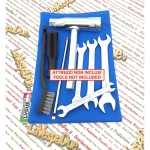 TNT Tool Bag BLUE for VESPA APE LAMBRETTA MOTOGUZZI HONDA FOUR 50 90 125 150 200 300 350 400 500 550 750