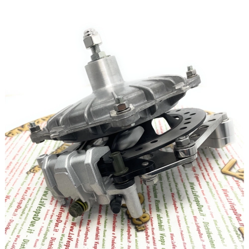 Front Wheel Hub Disc Brake for Lambretta 125 LI 3° 4° LI S DL GP 150 LI 3° LI S SX DL GP Anti Dive CNC Milled for Disc Brake Forklinks