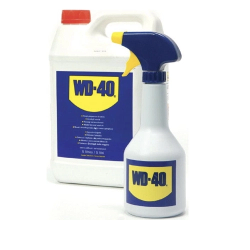 WD-40 spray 5 litre can with spray dispenser multipurpose lubricant anti-corrosion protective double position professional system WD 40 VESPA APE LAMBRETTA