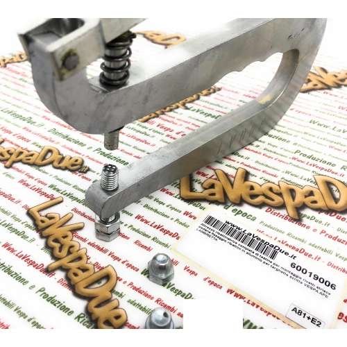 Complete riveting tool for VESPA APE LAMBRETTA rivets, floorboard strips and aluminum rivet plates