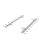 FLEXI RAIL - RAILSET fixing rails for transporting VESPA PX SPRINT GS SS VBB VNB LAMBRETTA motorcycle trailer ramp camper garage van