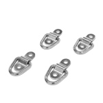 Kit of hooks D-RING supports 4 fixing guides for transport VESPA PX SPRINT GS SS VBB VNB LAMBRETTA motorcycle trailer ramp camper garage van