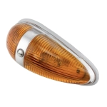Complete turn signal for bonnet VESPA 125 150 160 VNA VNB GS VBA VBB direction indicator adaptable to all models also for sidecar taillight