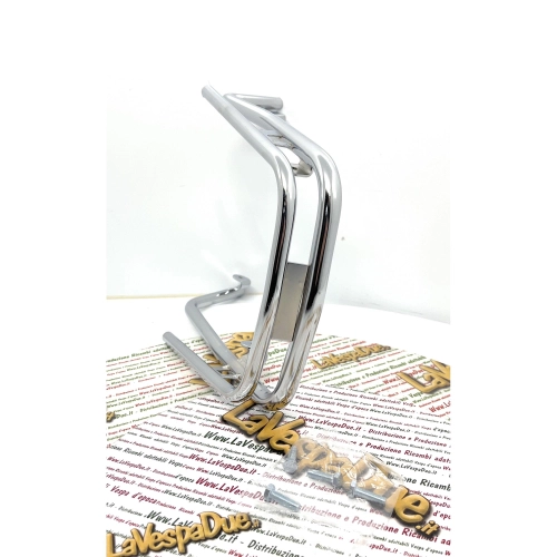 Chromed mudguard perimeter protection bumper for VESPA PX 80 125 150 200 PE PK 50 125 T5
